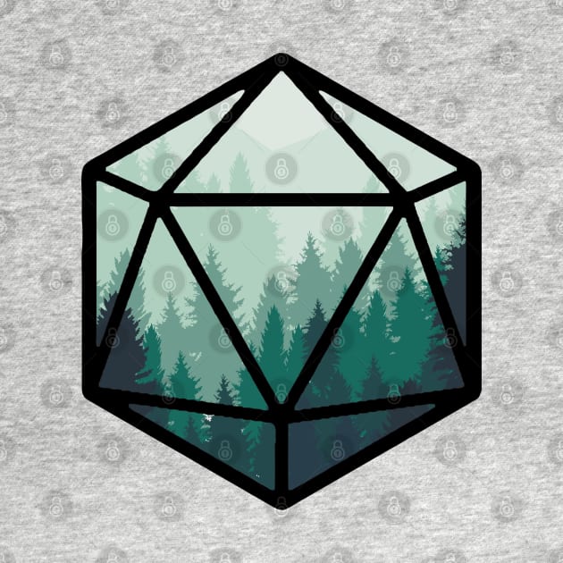 Green Forest D20 by MimicGaming